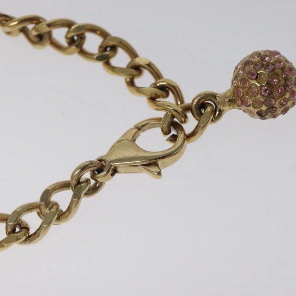 CHANEL Stone Bracelet metal Gold CC Auth - Picture 12 of 13